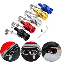 Universal Turbine Exhaust Whistle Modified with Exhaust Sound Simulator Motorcycle Tailpipe Automobile Pipe Sounder(5 Colors)