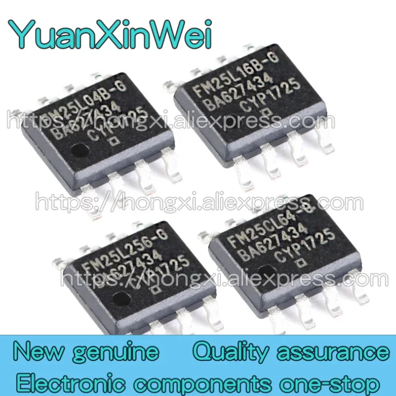 

5PCS New original FM25L04B-GTR FM25L16B-GTR FM25CL64B-GTR FM25L256B-GTR SOP8 memory chip