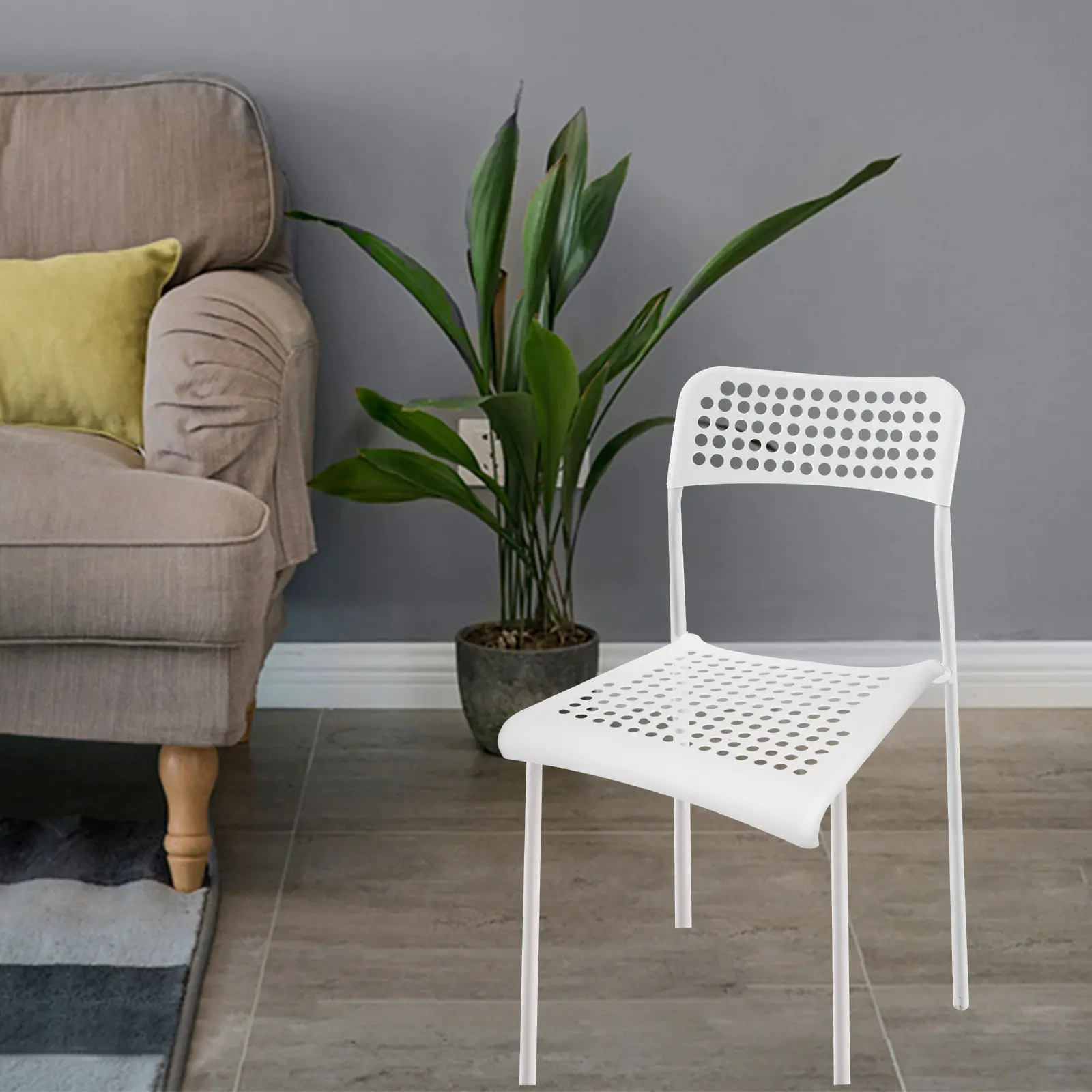 Pegboard Chair Seat Board Plastic Waterproof Breathable Replacement Seat Pad Kitchen Dining Office Chair Support