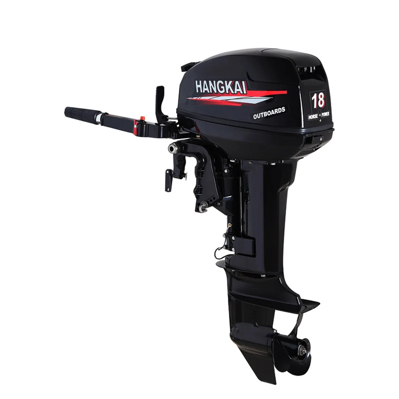 

Boat Accessorie Hangkai Outboard Engine 2 Stroke 18HP Boat Motor Water Cooled Mercruiser Marine Boat Outboard Seadoo18 HP