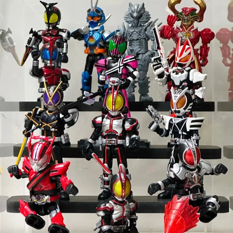 

9 шт. оригинальные Blokees Kamen Rider555 слепая коробка игрушечный блок Kabuto Geats Kaixa Delta в маске фигурку аниме модель детская игрушка в подарок