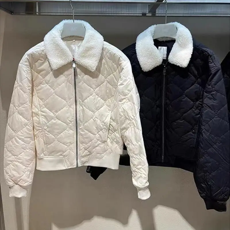 2026 Ladies Golf Wear Fall Winter New Detachable Warm Padded Coat Fleece Lapel Women Golf Sports Jacket