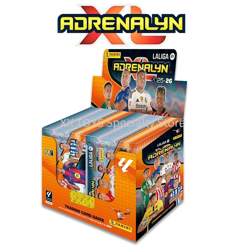 Original Panini LALIGA Adrenalyn XL 2025-2026 Football Trading Cards Box Soccer Star Limited Edition Collection Cards Gifts Toys