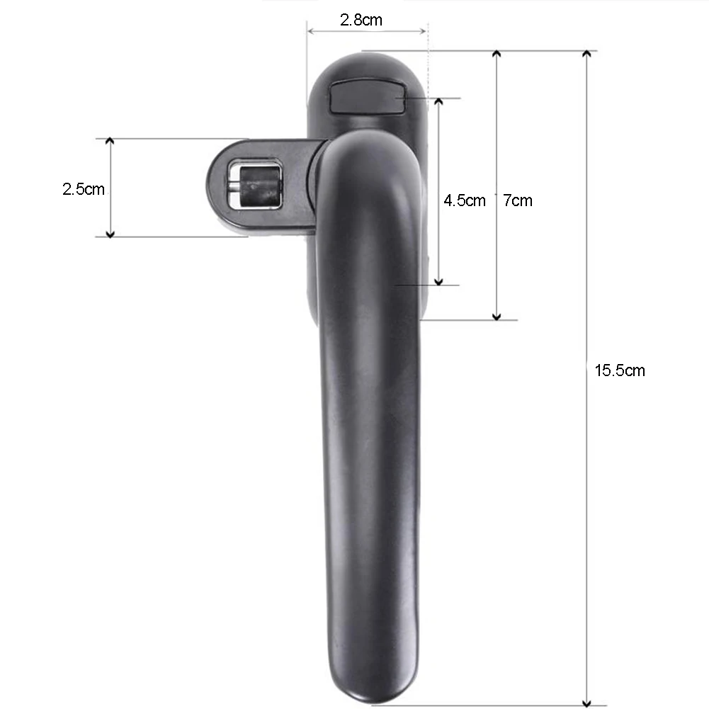 Window Handles Lock Aluminum Alloy Universal Sash Unlock Handle Lock Buckle Anti-Theft Home Improvement Window Hardware