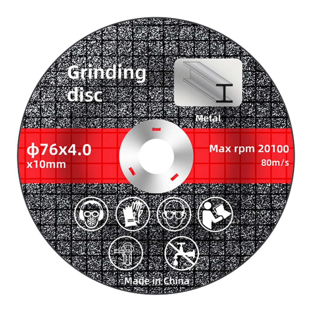 1/5 Pcs Cutting Grinding Wheel Wear-Resistant 76mm Sanding Grinding Cut Off Circle Wheels Portable for Electric Angle Grinder