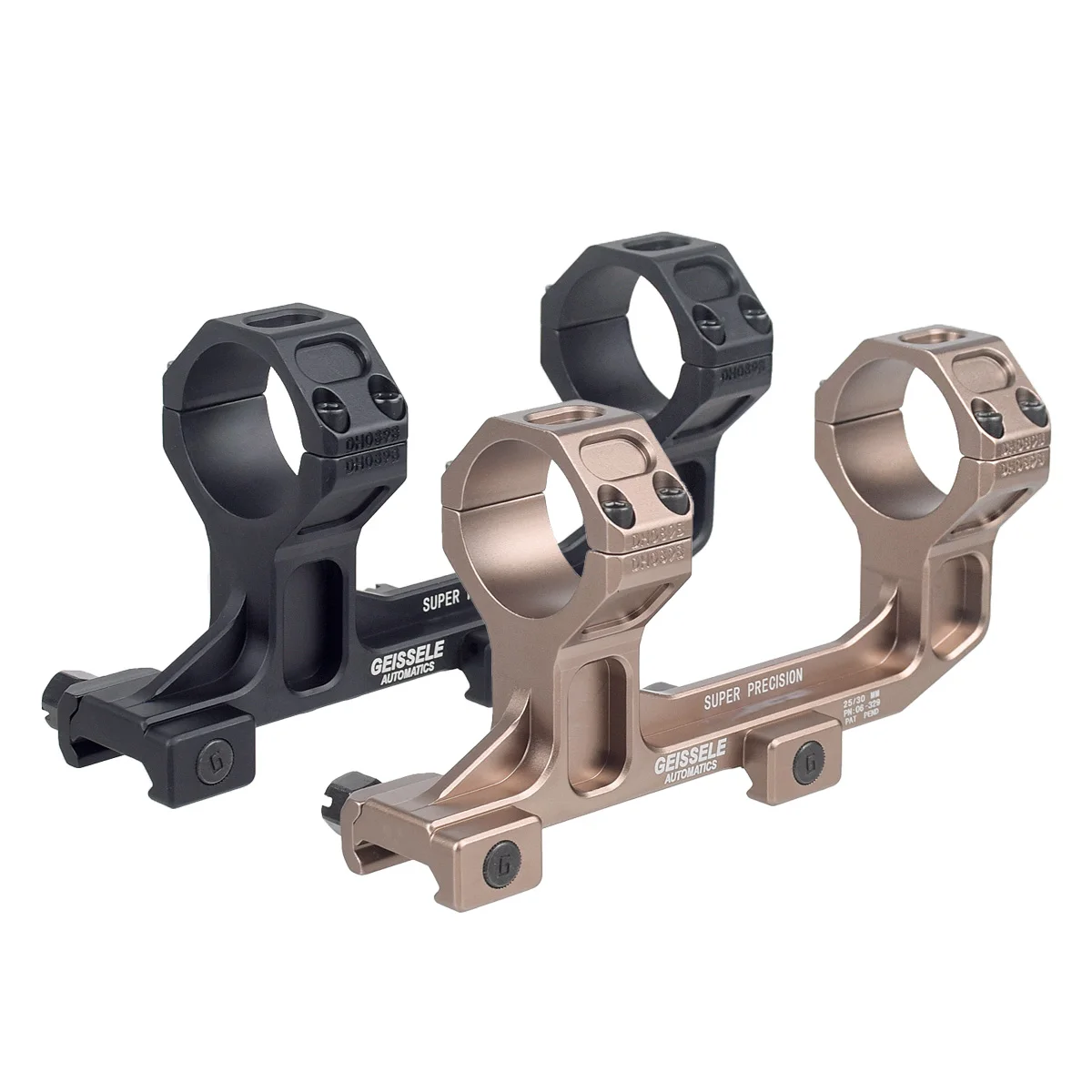 Tattico GEISSELE 1.54 1.93 supporto per pistola a sbalzo AR15 AK47 supporto per cannocchiale ottico per fucile QD anelli di montaggio con per guida Picatinny da 20mm