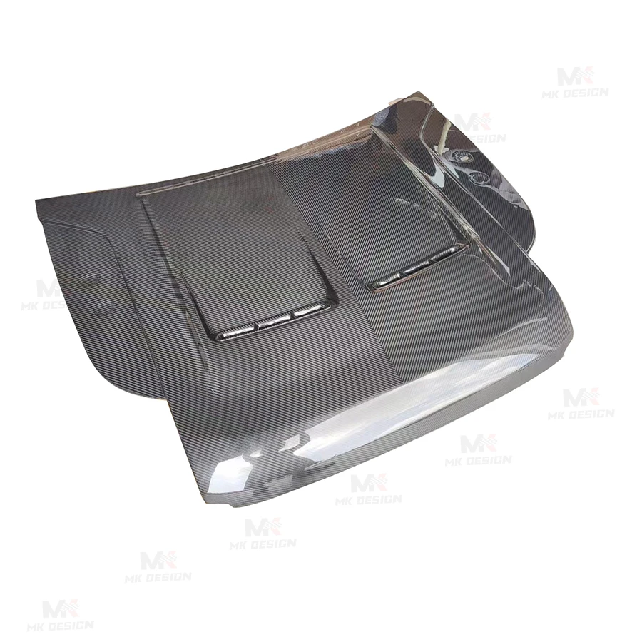 غطاء غطاء محرك السيارة الأمامي من ألياف الكربون لسيارة لاند روفر ديفندر 2020+ غطاء محرك السيارة الأمامي ملحقات السيارة البديلة #4