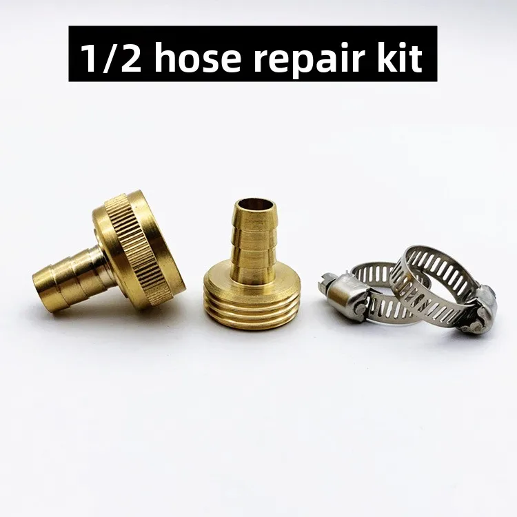 

Комплект соединителей для водопроводных труб Mender Мужской Женский Американский Латунь 1/2 дюйма Ремонт садового шланга
