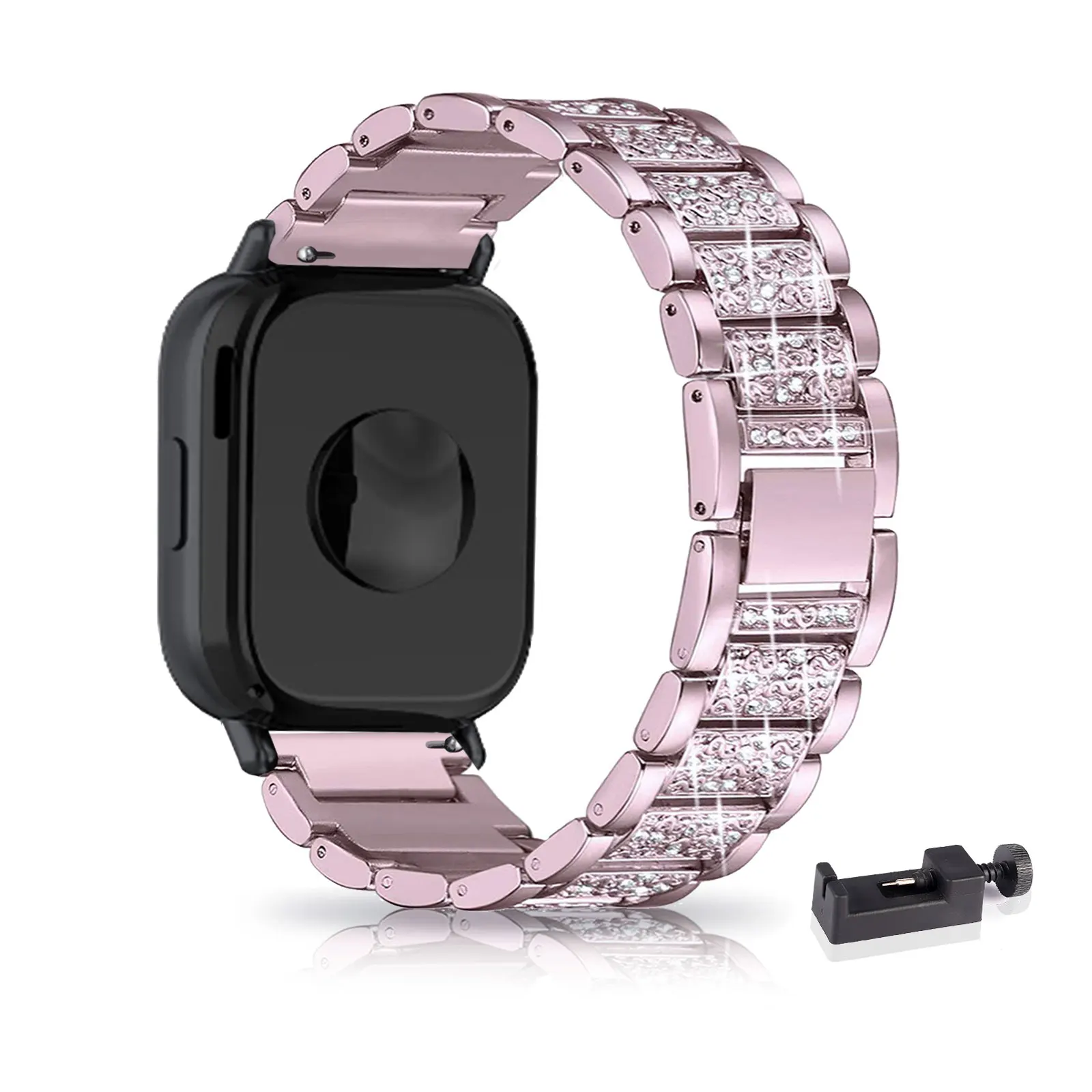 

Diamond Bands for Xiaomi Redmi Watch 5 Active/Lite Band, Glitter Metal Strap for Women