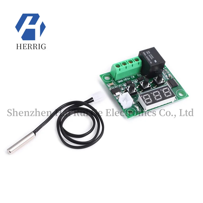 

XH-W1209 Digital Display Thermostat High-precision Temperature Controller Temperature Control Switch Micro Temperature Control B