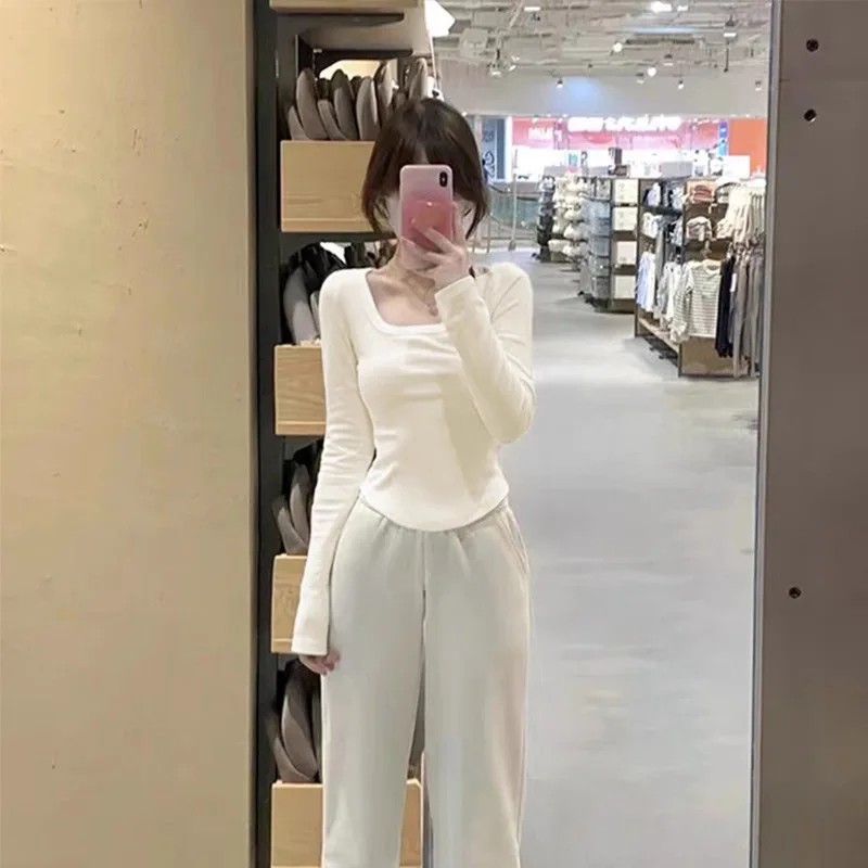 

Long Sleeve T-Shirt Top Autumn and Winter Bottom Shirt Long Sleeve