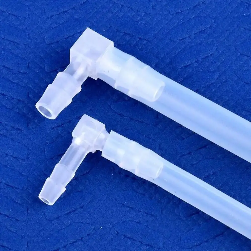 10Pcs Durable PP Plastic Elbow Connectors 4-20mm Transparent Aquarium Tank Fittings 90 Degree Pagoda Hose Joint Air Pump Aerator