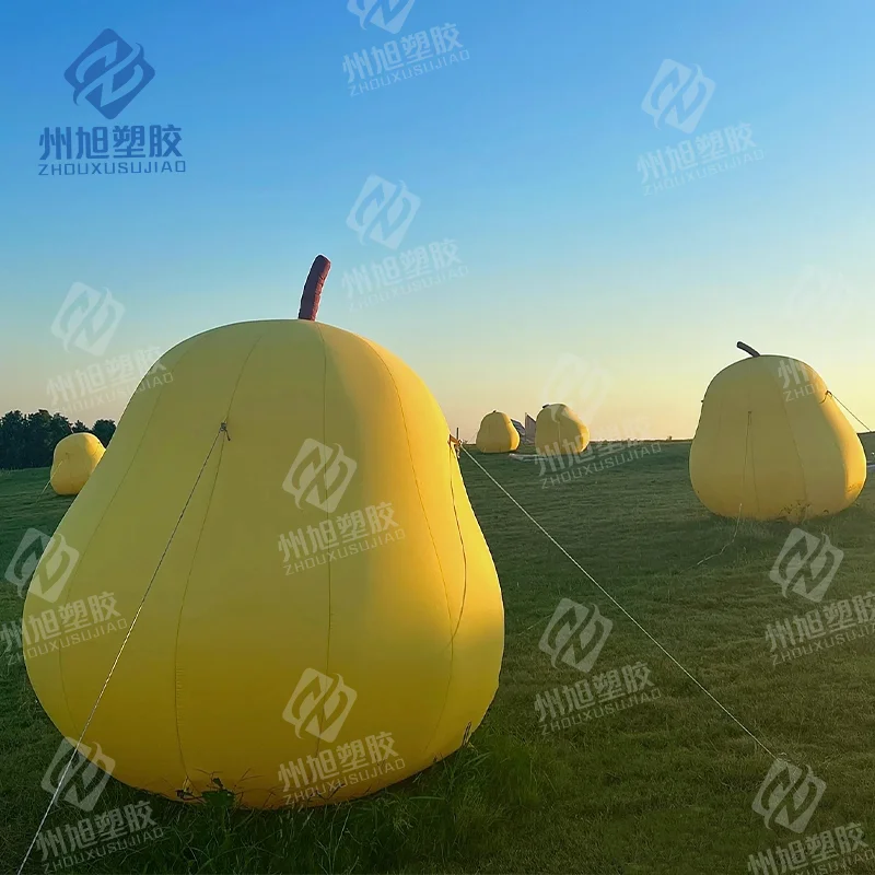 

Giant inflatable pear huge inflatables fruits for park concert, fruit promotion advertising