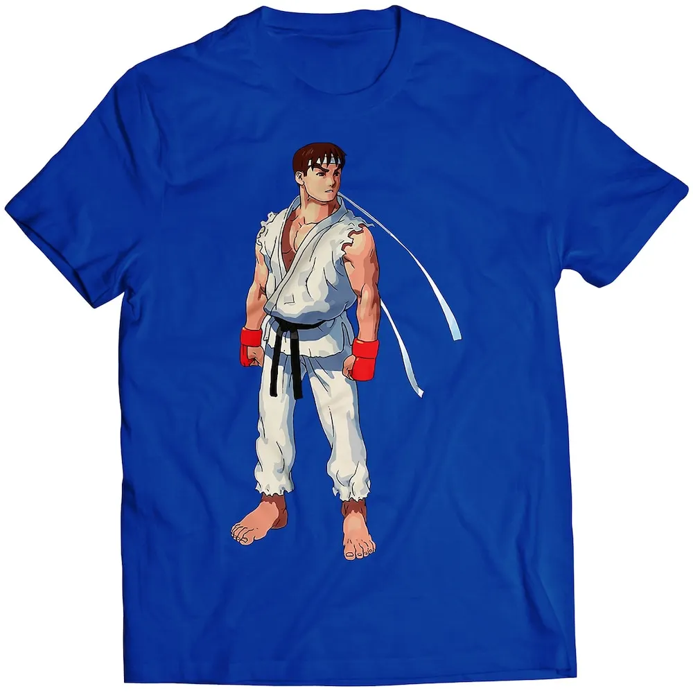 Ryu Vs Mutants Premium T Shirt Vectorized Design