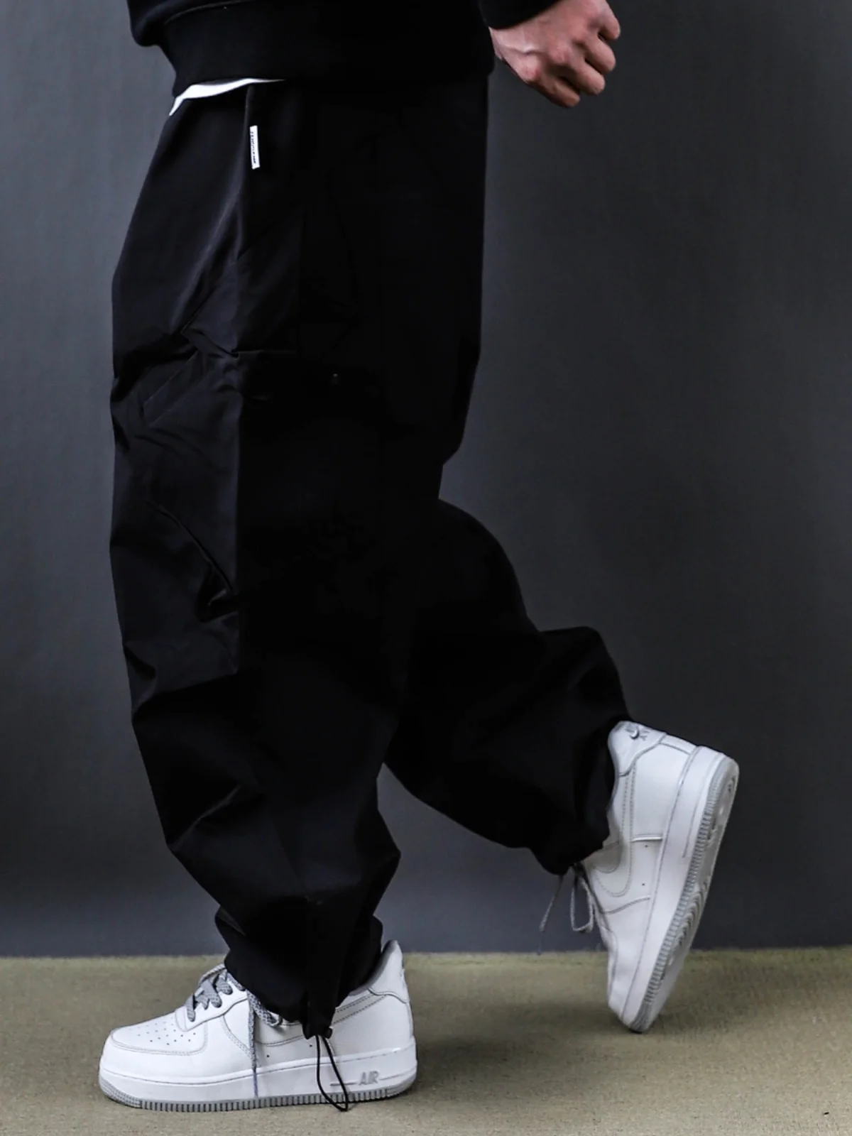 عالية الجودة الشباب عارضة السراويل البضائع ربيع الخريف جديد Sle فضفاضة تناسب عمال السراويل للرجال مع كيتس Bla