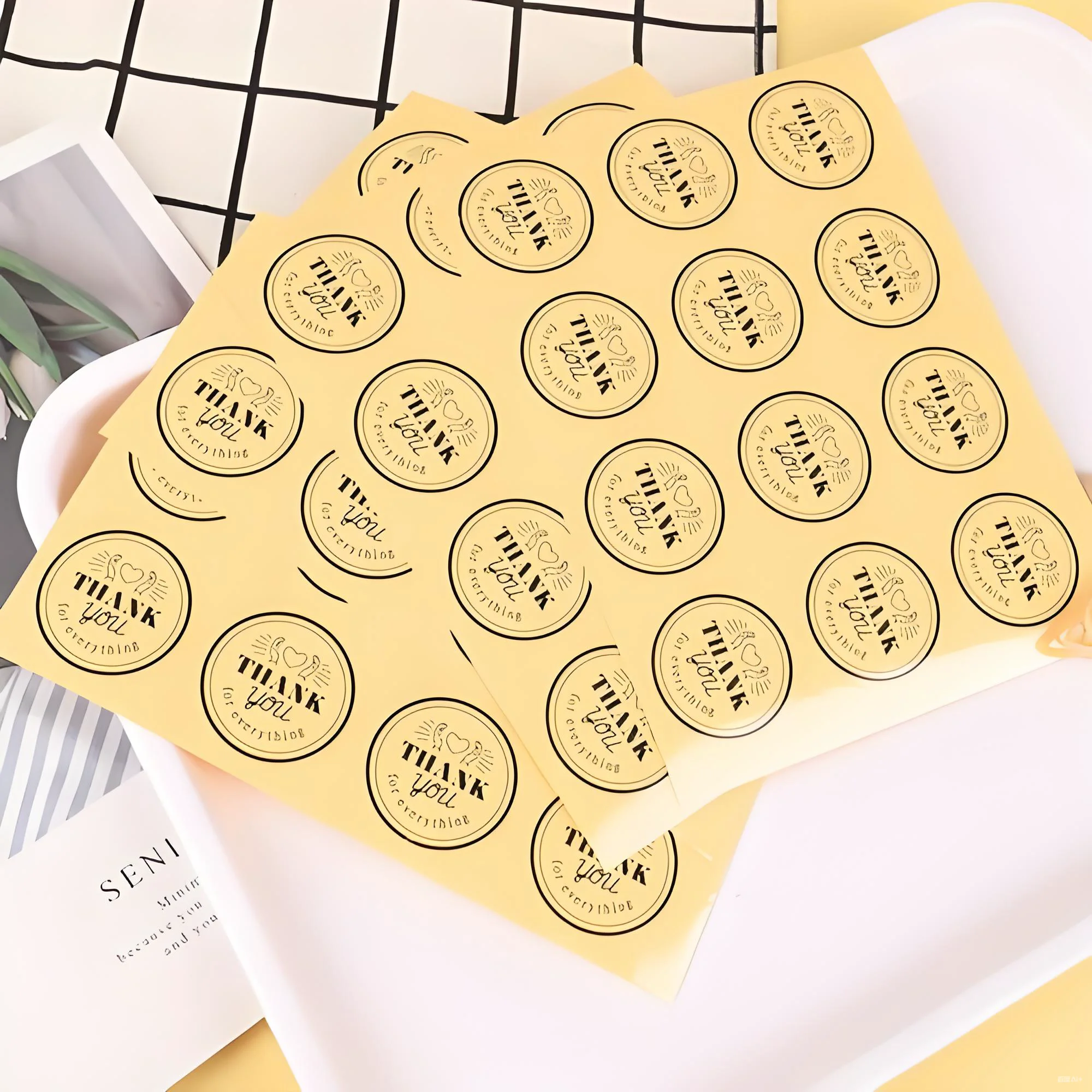 ملصقات مخصصة غير لامعة |   خدش متين عالي الدقة |   تسميات شعار العلامة التجارية المخصصة وسطح مقاوم للماء