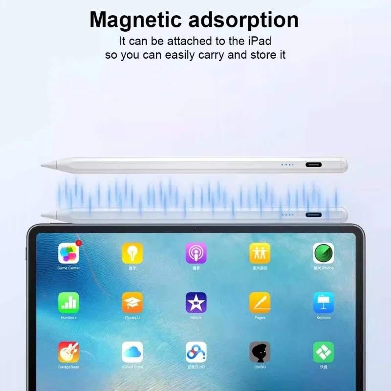 ل أبل قلم رصاص 2 1 النخيل رفض عرض الطاقة ملحقات iPad iPad 2022 2021 2020 2019 2018 Pro 11 12.9 قلم ستايلس صغير هوائي