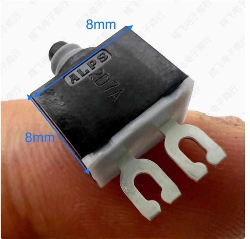 8 PCS ALPS SPVQ8 series car window door car button waterproof micro switch 2-pin normally open fork foot