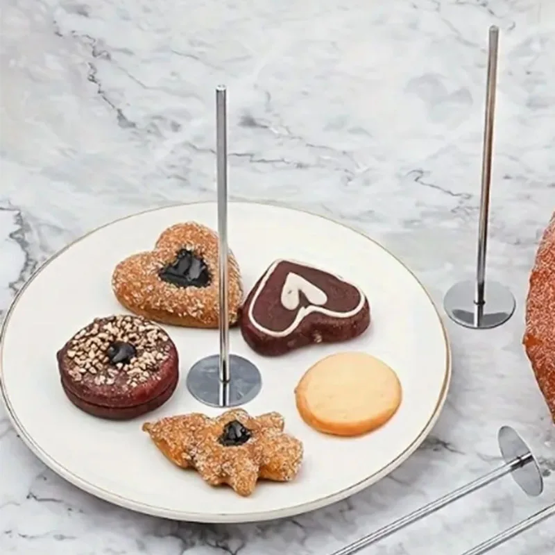 

1/2pcs Flower Nails Stainless Steel Cake Heating Rod Home kicthen Cake Making Heating Rod Baking Heating Rod Kitchen Utensils