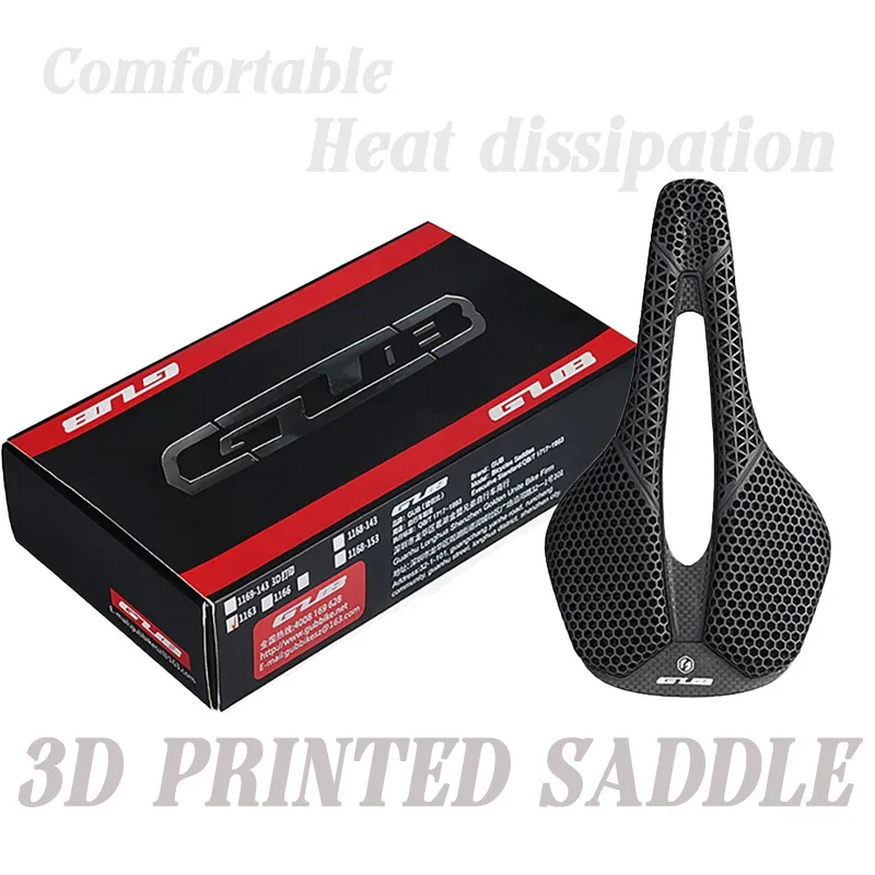 

Новая версия 2025 года GUB, подушка с 3D принтом, легкое седло, 228 г (245*143 мм) для дорожного велосипеда, аксессуары для горного велосипеда