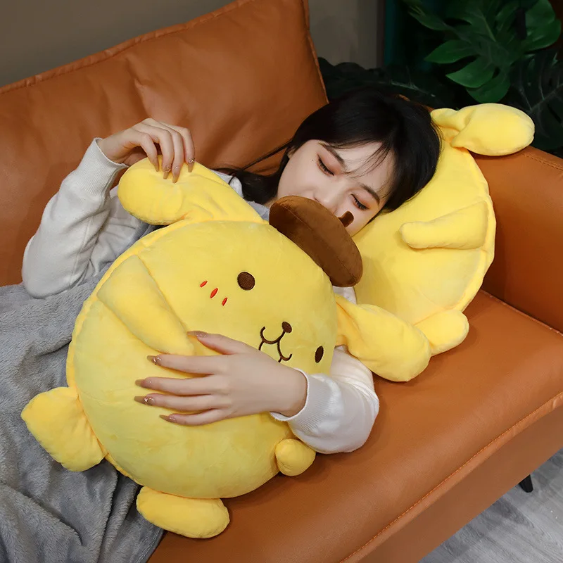 40cm Sanrio Pom Pom Purin Stuffed Plush Toys Lovely Pillow Gift Kids Super Soft Pom Pom Purin Plushie Doll Room Decoration image 3