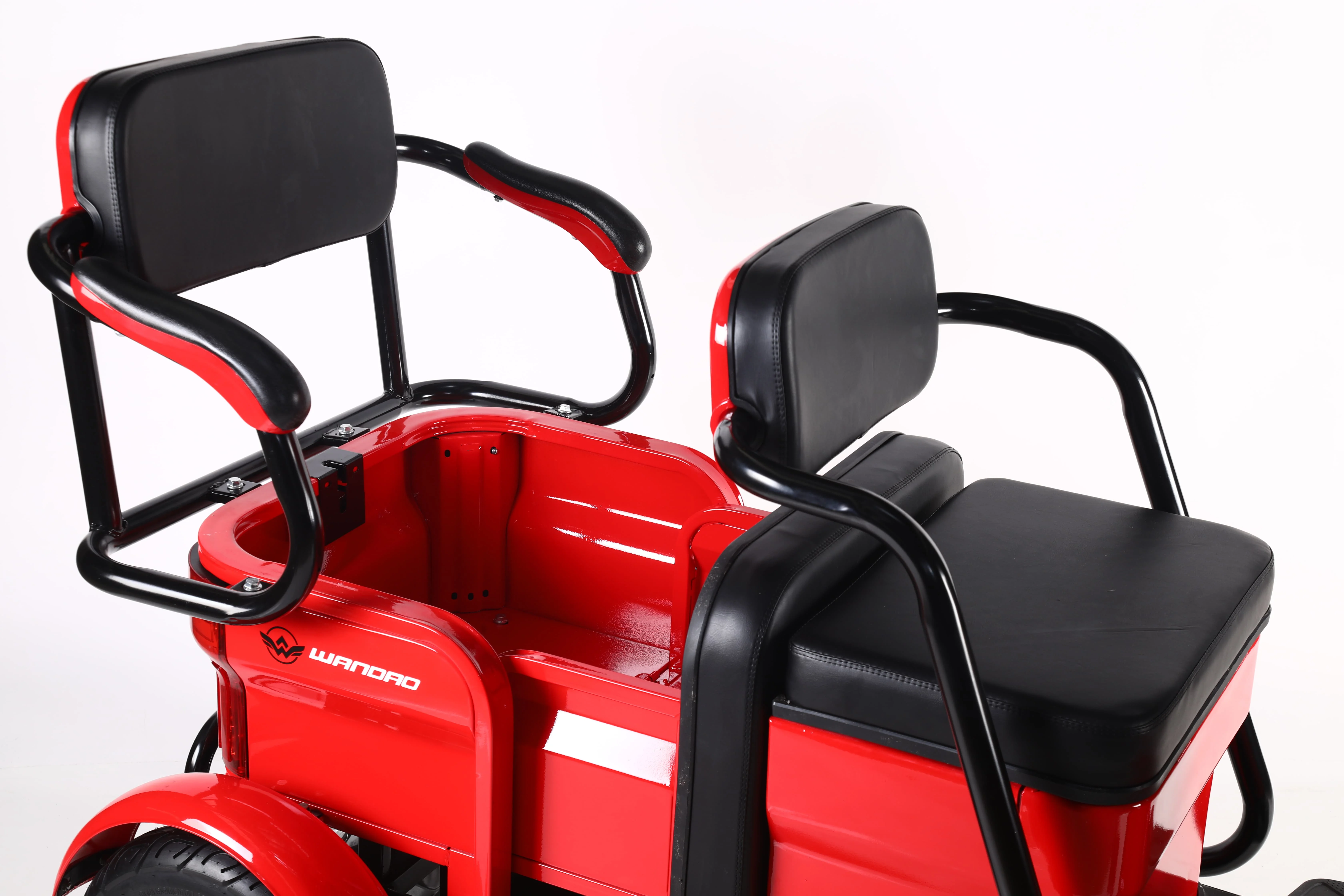 Electric Tricycle 3 Passengers 500W 48V 60V China Tianjin Electric Vehicle Customized Export Three Wheels Adult Elderly Disabled
