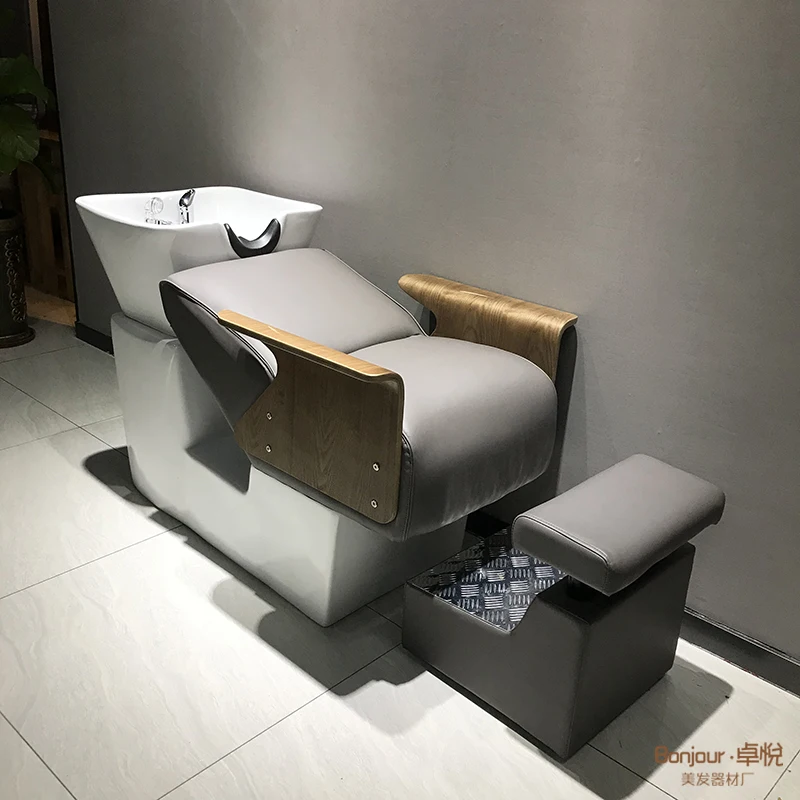 

Reclining Simples Shampoo Chair Wash Hair Head Spa Hairwash Bed Hair Stylist Silla Para Lavar Cabello Barber Station Furniture