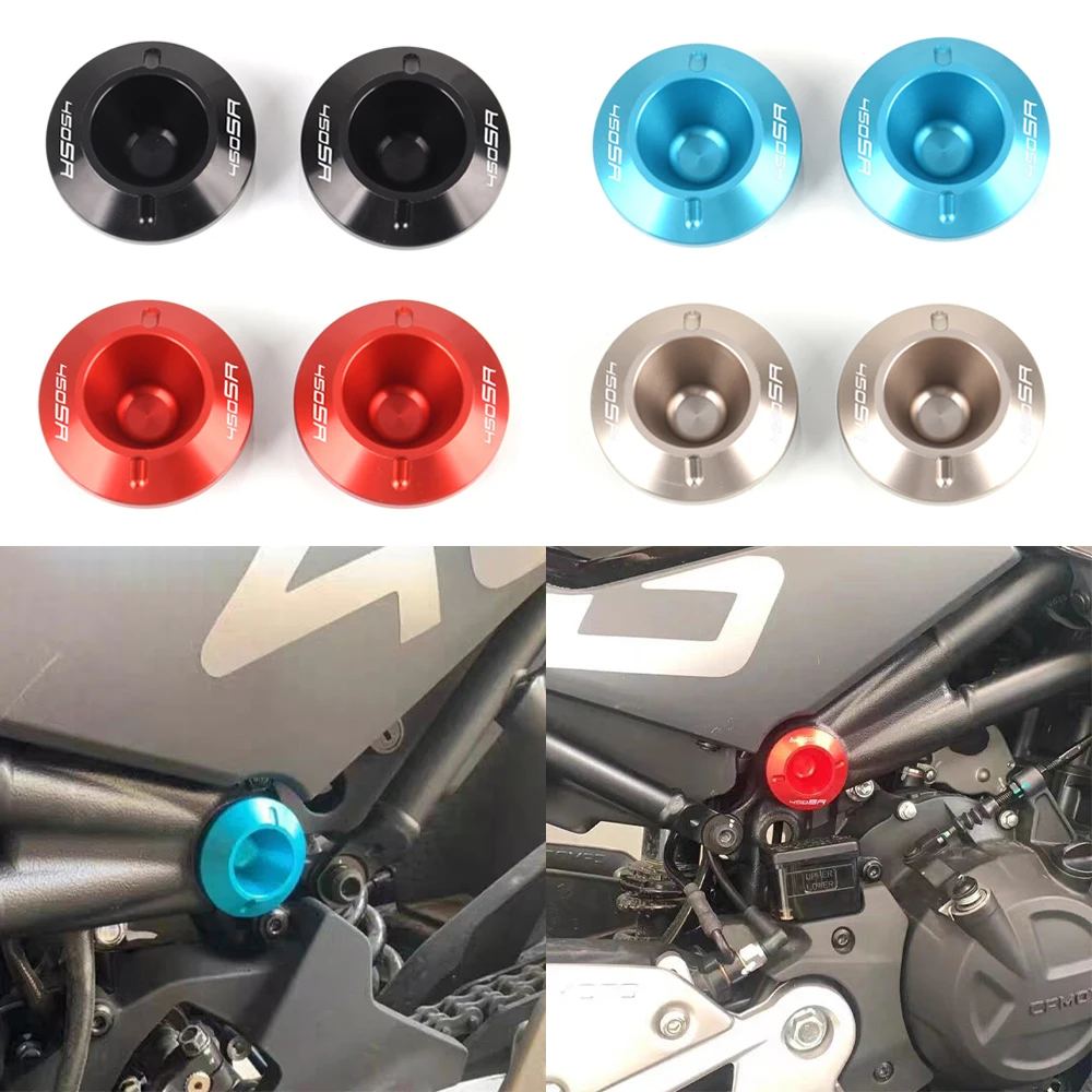 

FOR CFMOTO CF MOTO 450SR 450SS 450 SR 2022 2023 2024 Motorcycle Accessories Frame Hole Cap Plug Frame Insert Swingarm bolt Cover