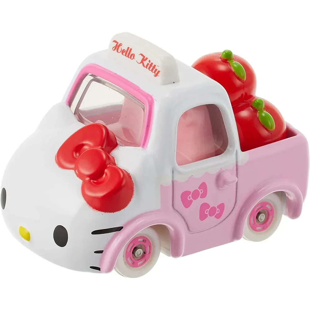 In Stock Takara Tomy Dream Tomica Sp Hello Kitty 4Cm Gifts Table Decoration Action Car Model Model Toys Collectible Figures