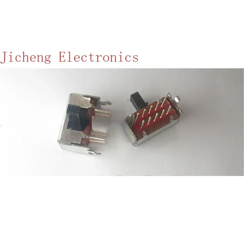10PCS Imported Sliding Toggle Switch Double-row 10-foot Horizontal Type With Bracket SSSF125800