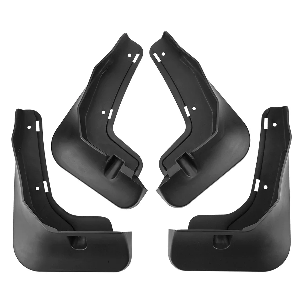 مناسبة لسيارة Wuling Starlight S لعام 2024، حاجز الإطارات الأمامية والخلفية من الجلد الناعم المطاطي، تعديل خارجي للبلاط #5