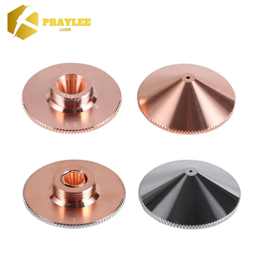 

Praylee Raytools Laser Nozzles Single&Chrome Double Layer Dia.32mm M14 Caliber 0.8-4.5mm for Laser Cutting Machine