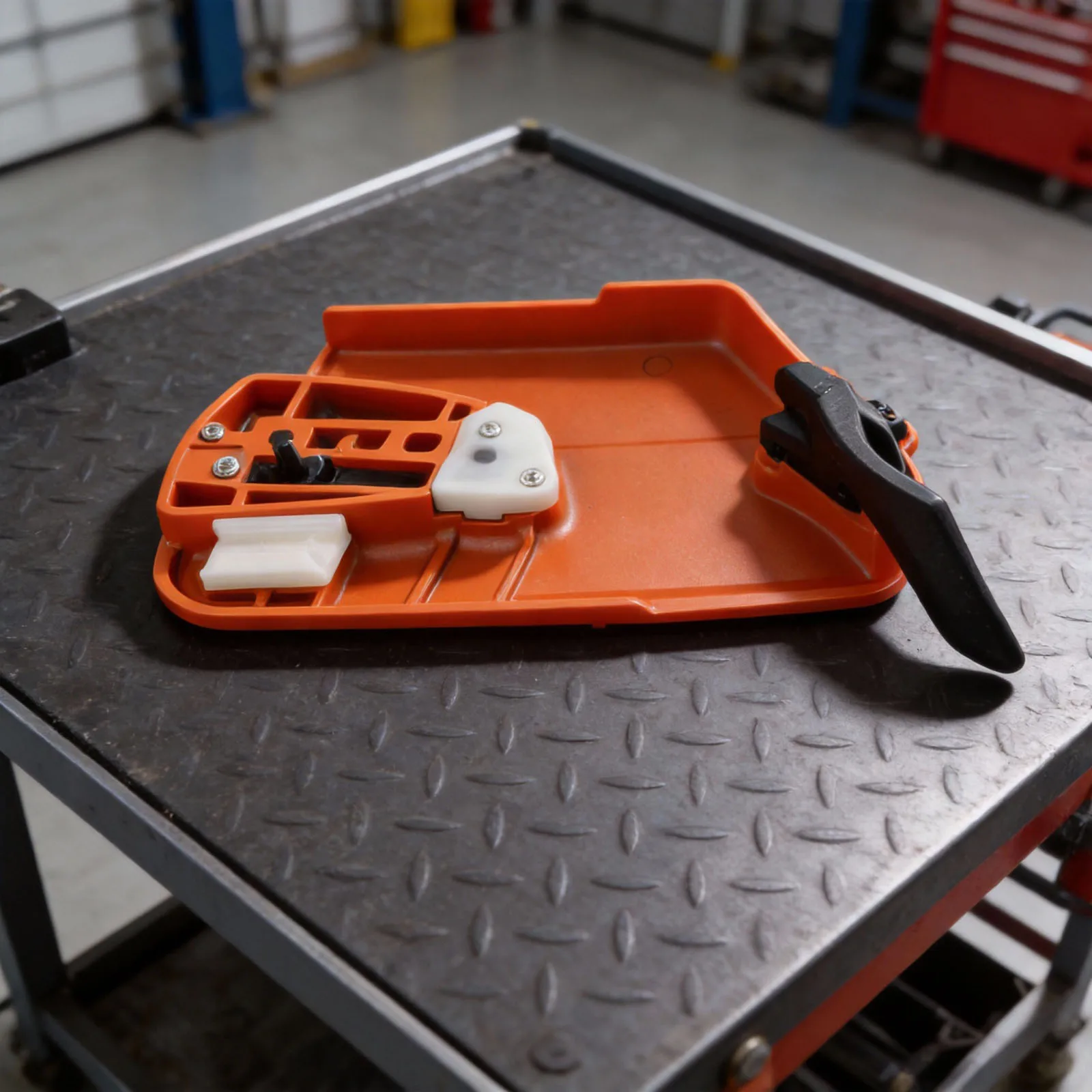 Brake Side Cover Orange Chainsaw Clutch Cover Enhanced Safety Features Replacement Part Chainsaw Repair For HUS235