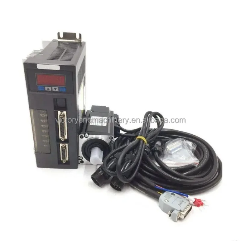 

4N.m 1000W 2500rpm 80ST-M04025 Single Phase AC Electric Motor NEMA34 220V AC Motor With Servo Driver AASD-20A