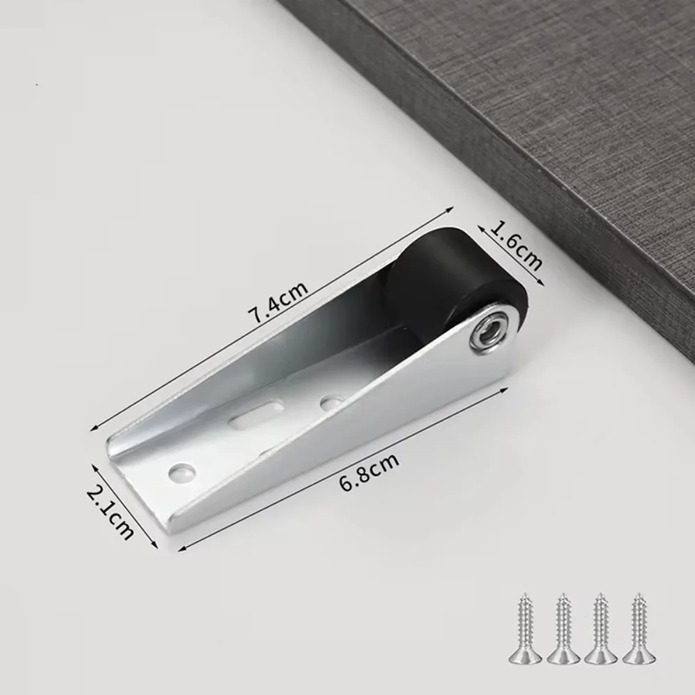 Silent Right Angle Directional Rollers Effortless Aluminum Alloy Sliding Door Track Pulley Telescopic Multi-purpose