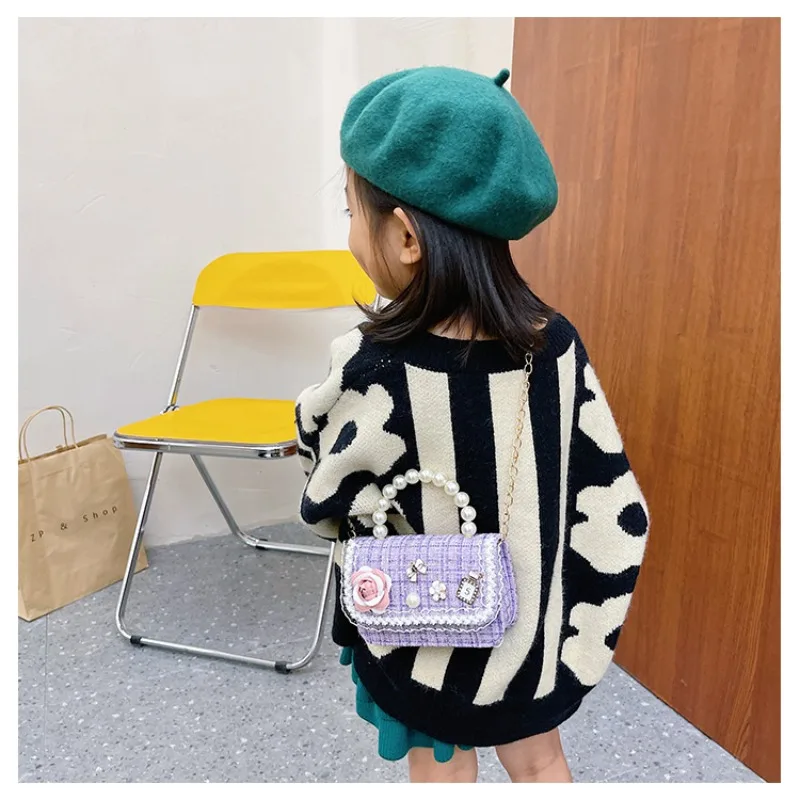 Mochila Kids Accessories Bags for Girls Children Bags Fashion Princess Handbag Girl\'s Chain Crossbody Bag Children Shoulder Bags