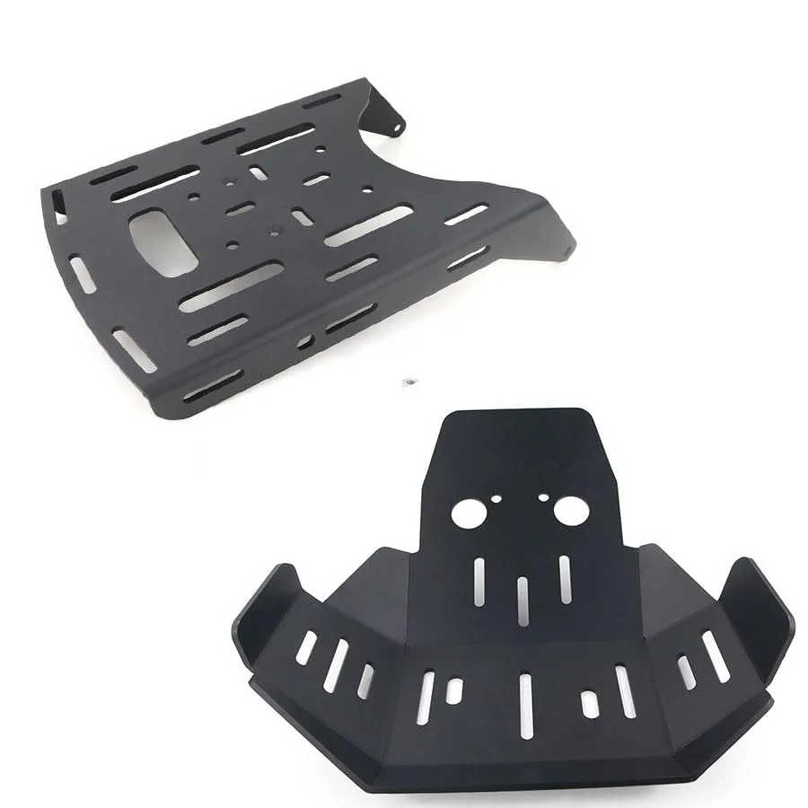 

Комплект защитной пластины и задней багажника для мотоцикла, предназначенный для повышенной защиты и грузовой способностью на моделях DRZ 400 Dura