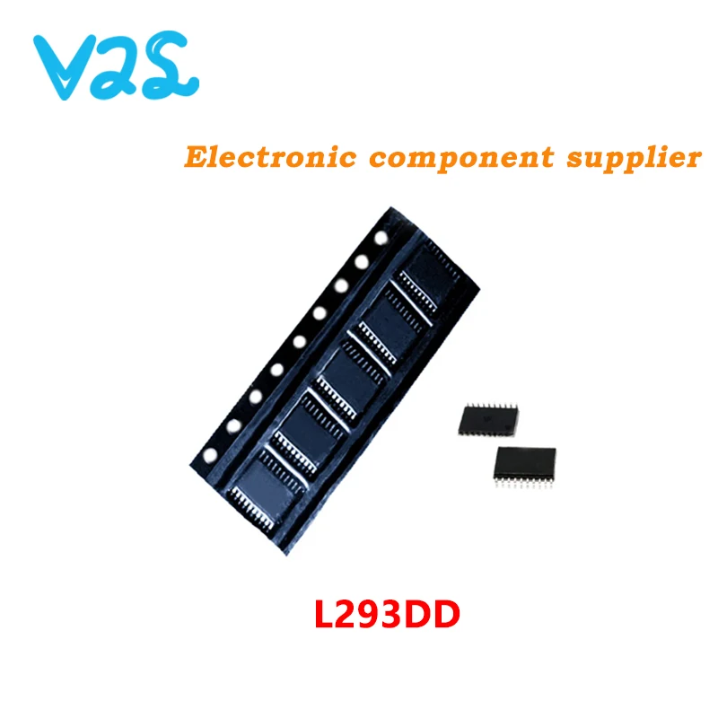 

(10pcs) 100% New L293DD L293D L293 SOP-20 SMD Bridge Driver Internal switch In Stock original IC