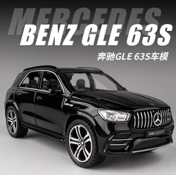 1:32 Benzs GLE 63S Alloy Car Model Diecast Metal Toy Off-road Vehicles Car Model Simulation Sound Light Collection Kids Gift