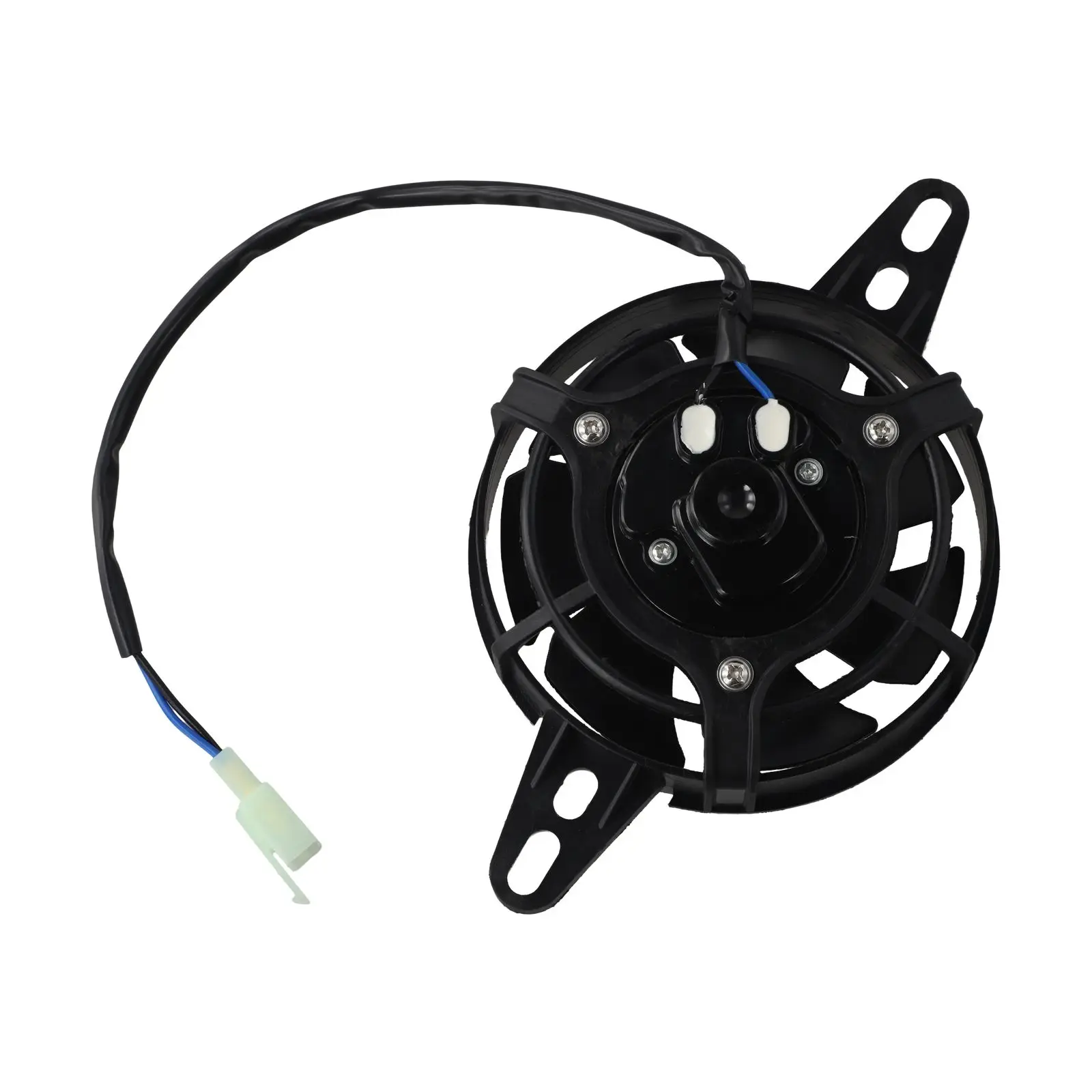 Compact 12V Radiator Fan Compatible with Chinese Motorcycles ATVs Quads and Buggies Efficient Cooling Solution