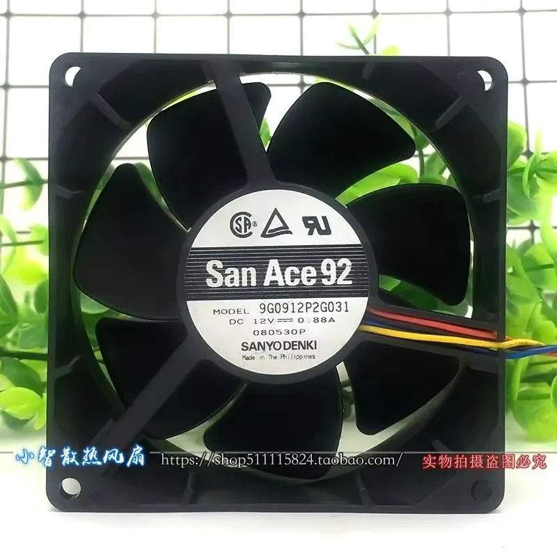 

Original 90 * 90 * 32MM 12V 0.88A 9CM 4-wire PWM temperature control server chassis cooling fan 9G0912P2G031