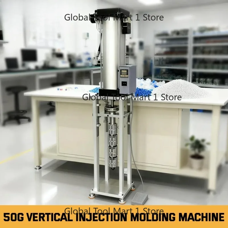 Zte- 50g Vertical Inject-Molding Machine Desktop Polymer Plastic Inj-n Molding Machine 220V/110V  USB Head Plug Molding