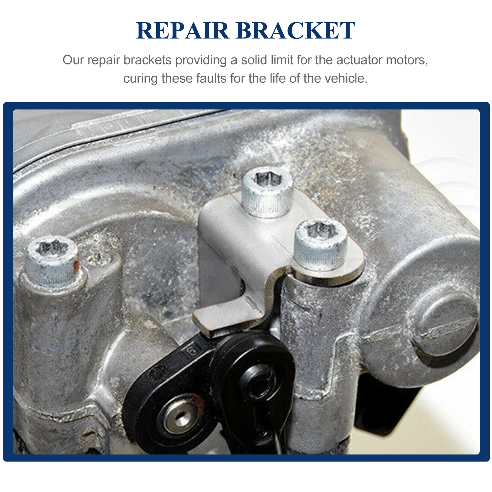 طقم إصلاح مدخل السيارة بقوس مشعب مكون من قطعتين لمشغل الحديد المقاوم للصدأ للتلفزيون #3