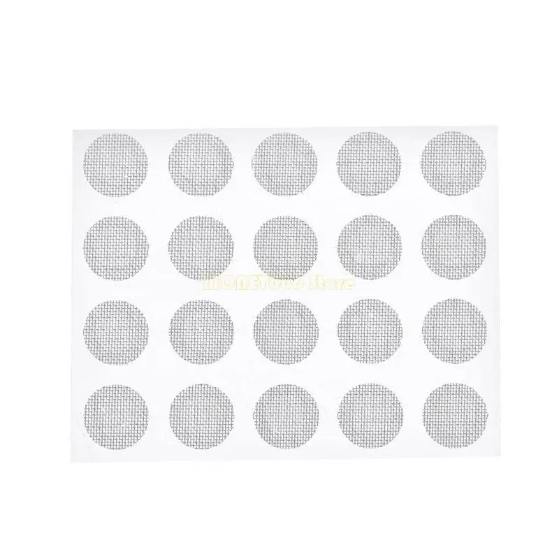 F62C 20 PCS fones ouvido anti-poeira malha pó ouvido protetor à prova poeira para fone ouvido