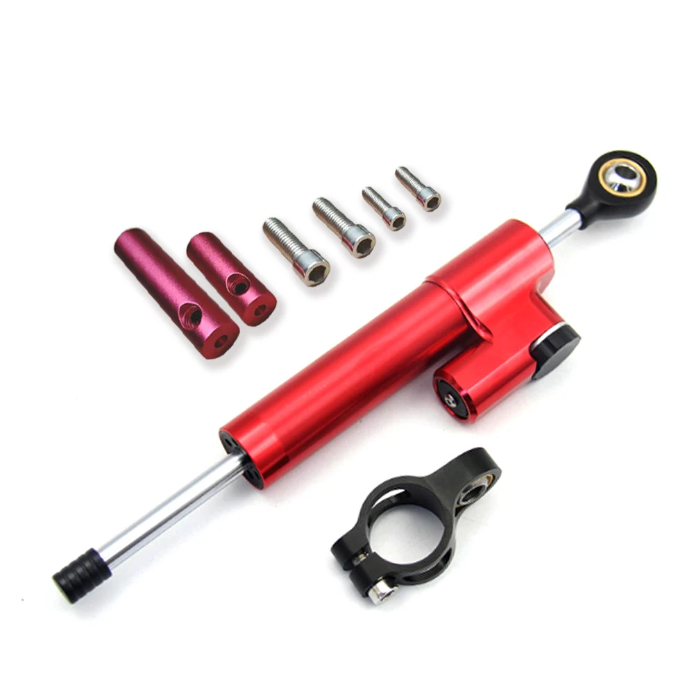 CNC Carbon Faser Stabilisator Lenkung Dämpfer Einstellbare Elektrische Roller Lenkung Dämpfer Halterung Unterstützung Kit Für Inxing V5 – Detail 10