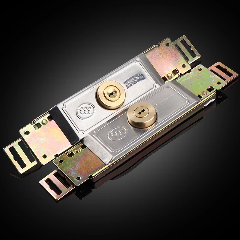 Segurança do obturador do rolo com chave cruz anti-roubo porta do obturador do rolo fechadura da porta instalação médio ou inferior acessórios da persiana