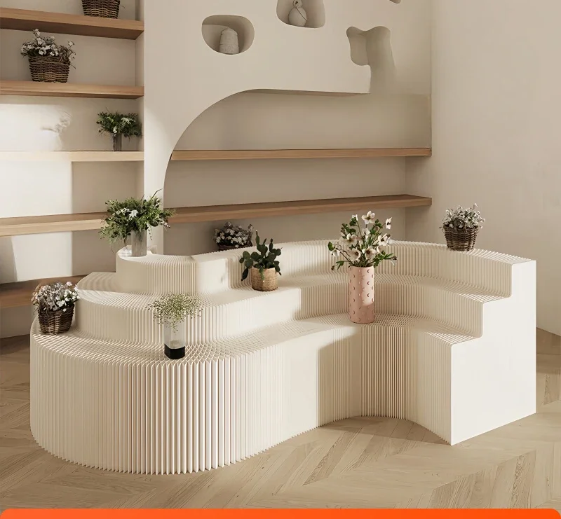 

Display stand Long strip Display stand Multifunctional commercial window Product display stand Folding storage Multi-layer