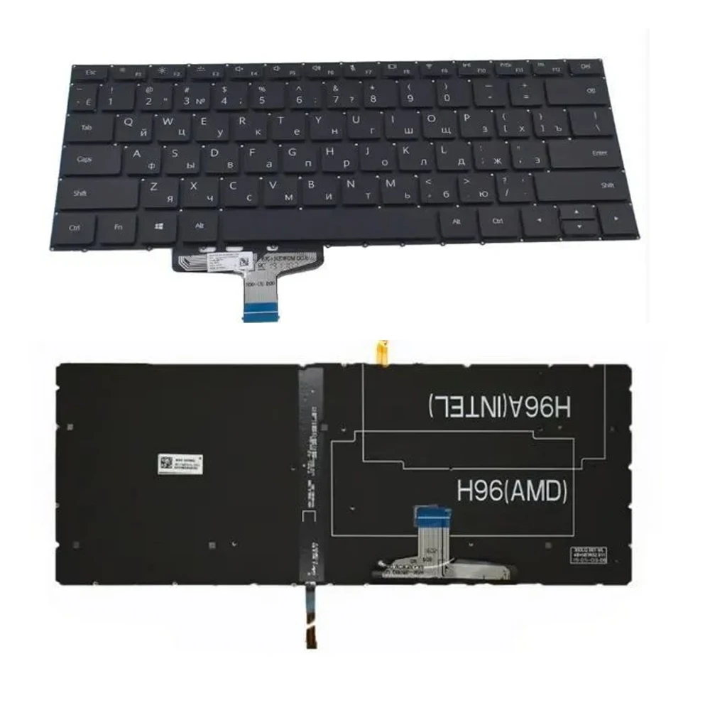 For Huawei MateBook 13 WRT-W19 WRT-W29 WRTB- WAH9L WFE9L HN-W19R KPL-W00 VLT-W50 Russian RU US backlit keyboard