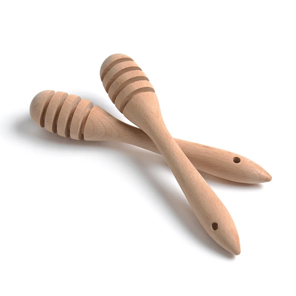 

Wooden Honey Dipper Sticks Natural Safe Easy Clean Jar Dispenser Gifts Wedding Favors Honey Stirring Rod Kitchen Bar Tools