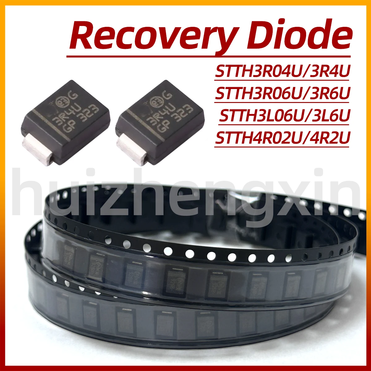 20PCS STTH3R04U 3R4U STTH3R06U 3R6U STTH3L06U 3L6U STTH4R02U 4R2U SMB/DO-214AA Ultrafast recovery diode